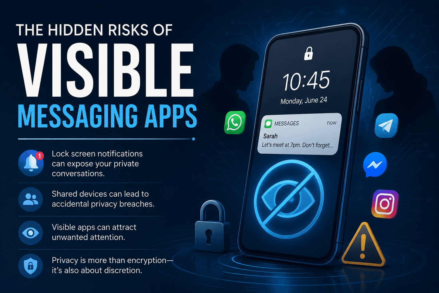 The Hidden Risks of Visible Messaging Apps
